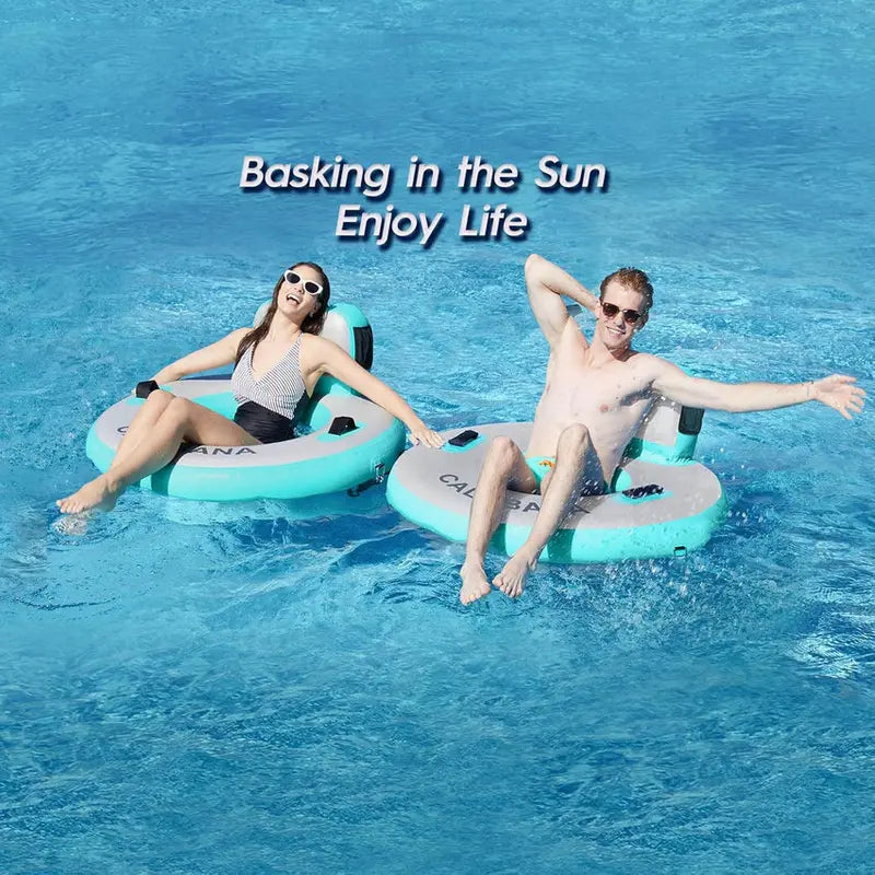 Inflatable Floating Ring Hammock And River Tube - 6-Circle, 8-Circle, 10-Circle Or 3-6-Circle
