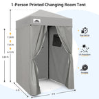 EAGLE PEAK Ultra Compact 4 ft x 4 ft Pop-Up Changing Room Canopy - Flex