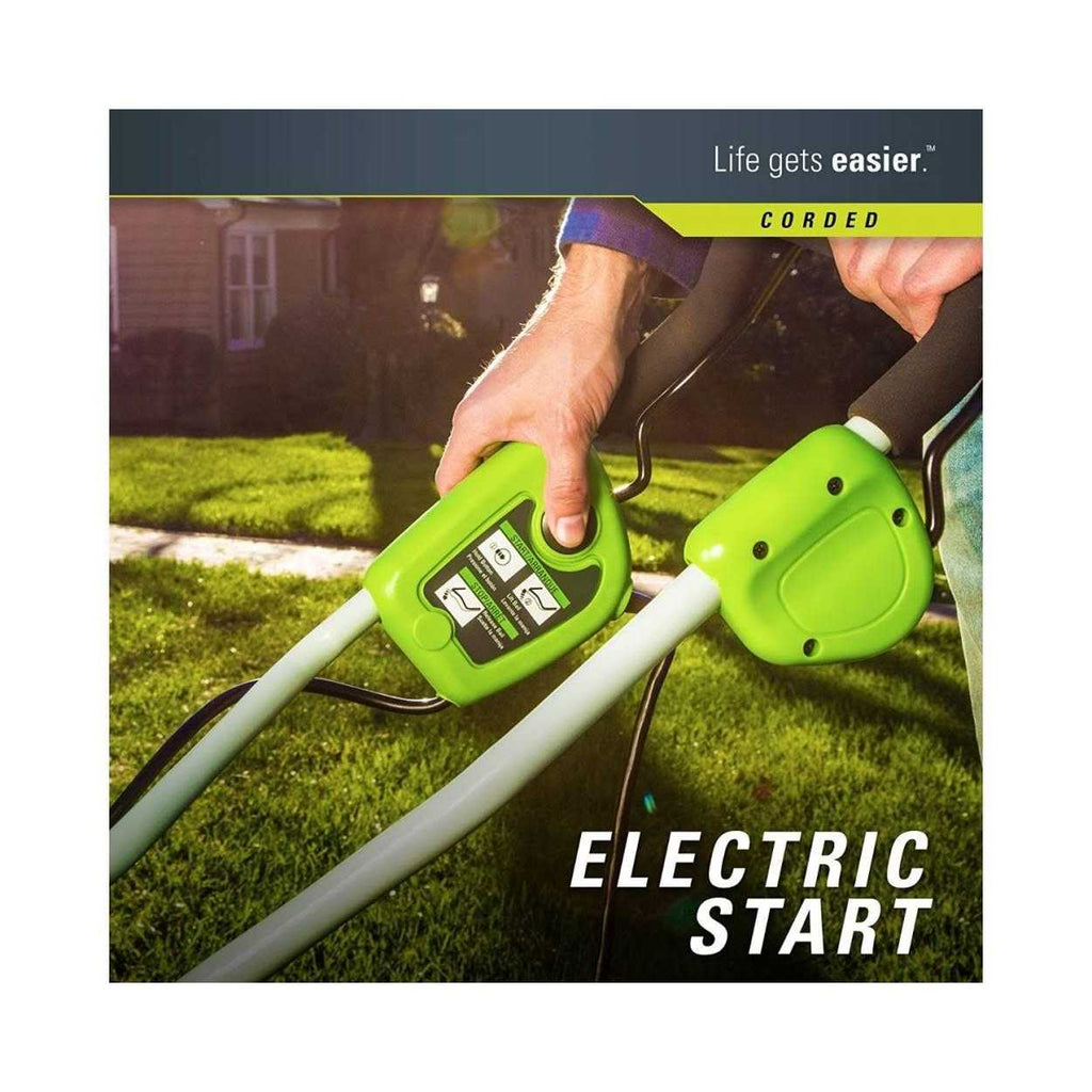 Greenworks Corded Electric Dethatcher, 14 in. 10 Amp