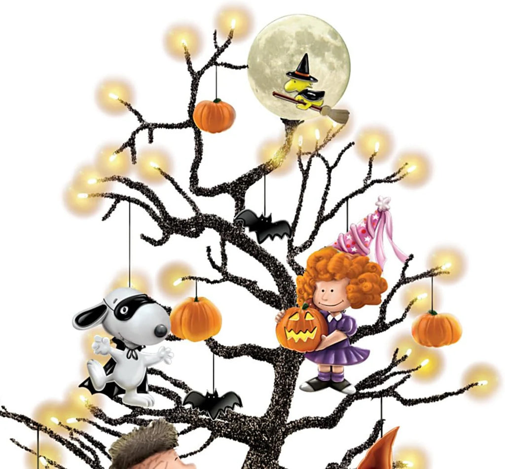 The Bradford Exchange PEANUTS It's The Great Pumpkin Halloween Tabletop Tree - 122936001