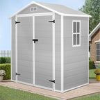Enyopro Horizontal Resin Outdoor Storage Shed, 306Gal, 55.9in L x 29.52in W x 43.3in H