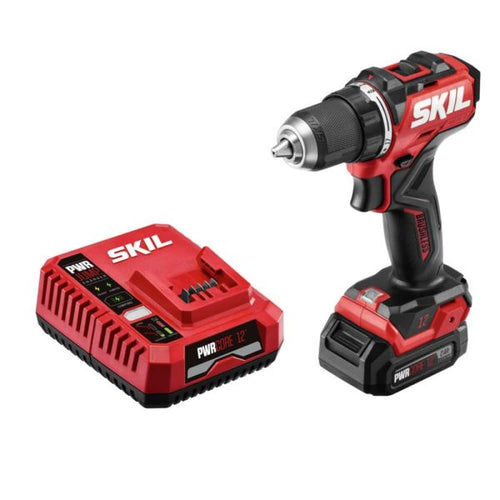 12-Volt 1/2-Inch Brushless Cordless Drill Driver Kit - 2.0Ah Battery And Charger