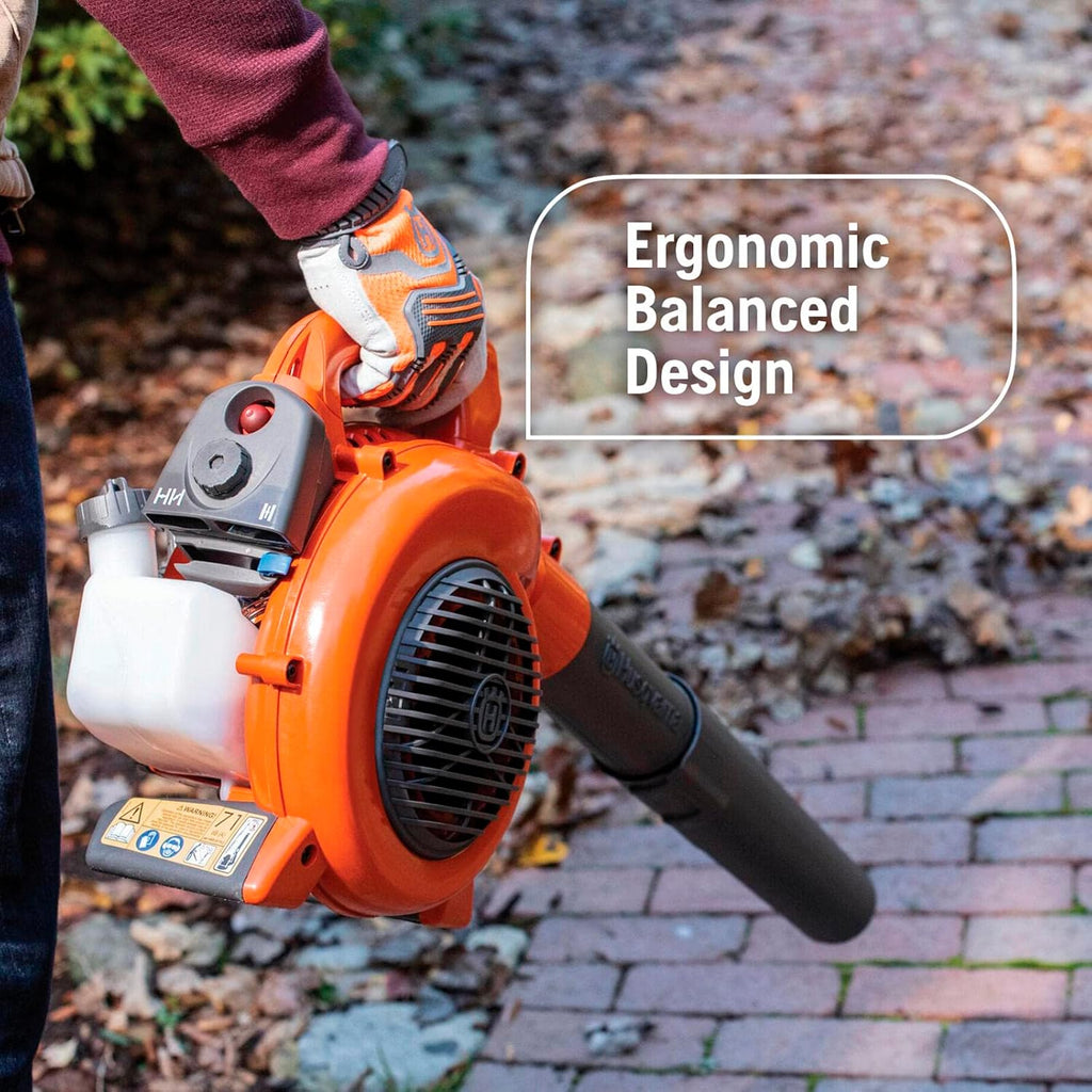 Husqvarna Gas Handheld Leaf Blower 28-cc 1.1-HP 2-Cycle 470-CFM 170-MPH 12.5-N - 125B