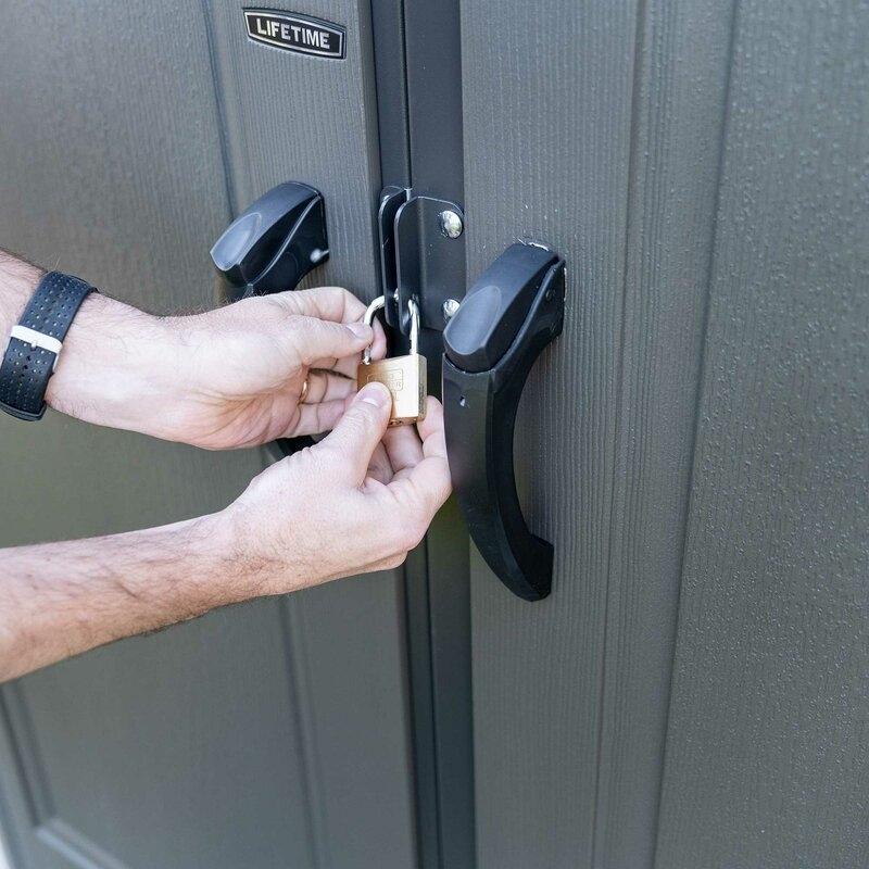 Lifetime Plastic Storage Shed 8 ft. W x 15 ft. D, Desert Sand - 60075