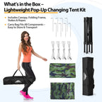 EAGLE PEAK Ultra Compact 4 ft x 4 ft Pop-Up Changing Room Canopy - Flex