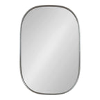 Capsule Framed Wall Mirror, 16x48, 18x24, 22x34, 24x36, Black, Bronze, Gold, Gray, Silver, Antique-Bronze