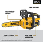 DEWALT 20V MAX 12 in Cordless Chainsaw Kit With Battery And Charger - DCCS621P1
