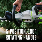 EGO POWER+ Hedge Trimmer - 26-Inch Dual-Action Blades, Carbon Fiber Rail, 56V Battery Compatible