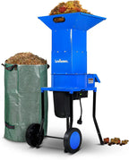 Landworks Electric Leaf Mulcher & Shredder, 120V, 11-Inch Blade, 0.5-Inch Cutting Capacity