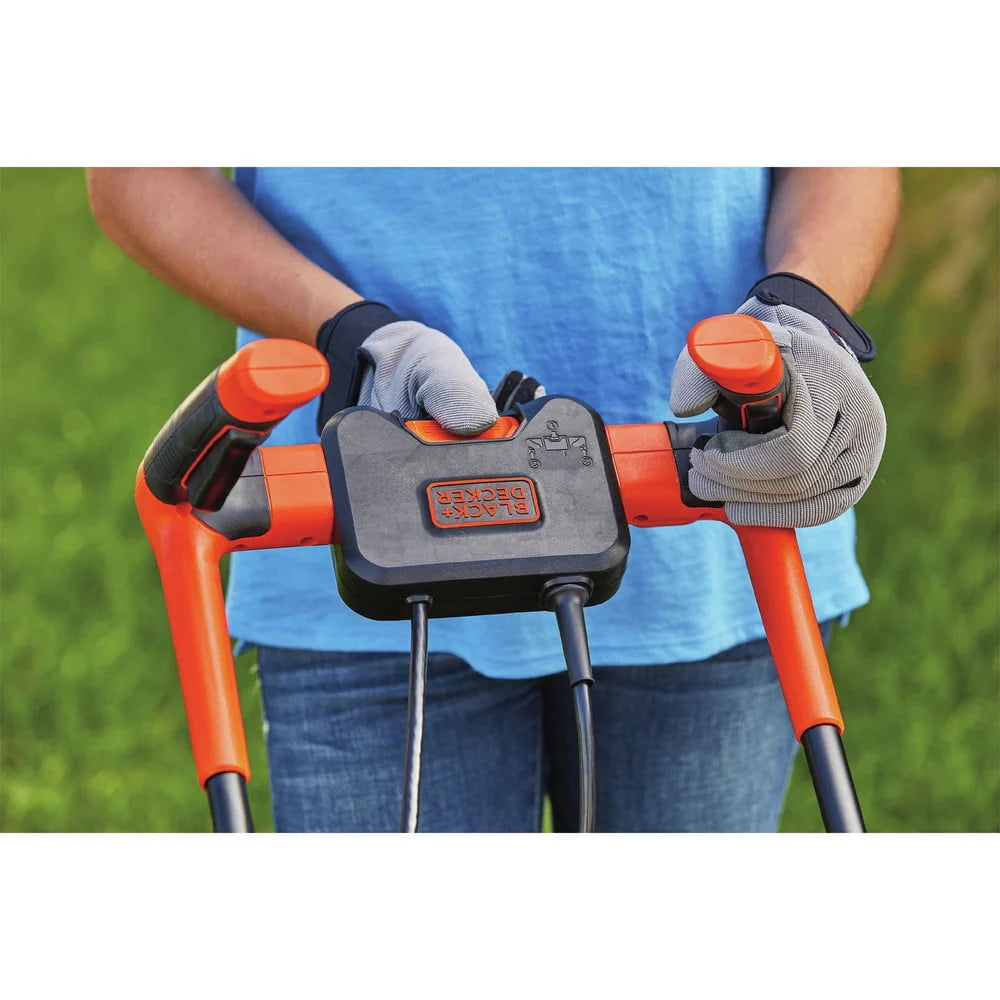 BLACK+DECKER 10 Amp 15 in Corded Electric Lawn Mower - BEMW472BH