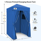EAGLE PEAK Ultra Compact 4 ft x 4 ft Pop-Up Changing Room Canopy - Flex