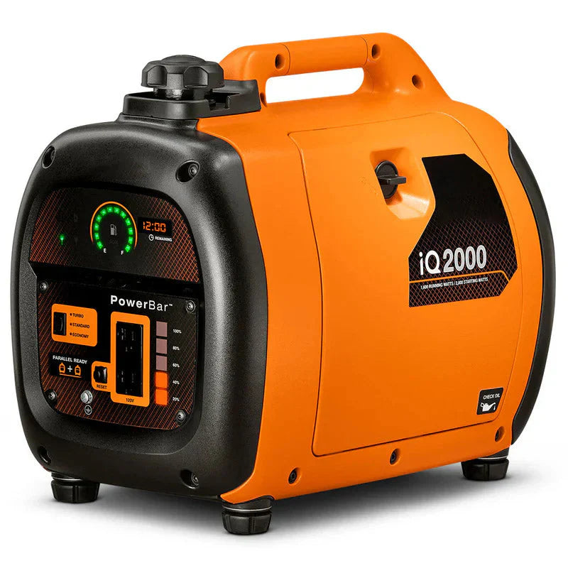 IQ2000 Portable Inverter Generator, 1600/2000 Watt - IQ2000
