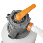 Bestway Flowclear Above-Ground Pool Sand Filter Pump, 2000 Gallon, Gray