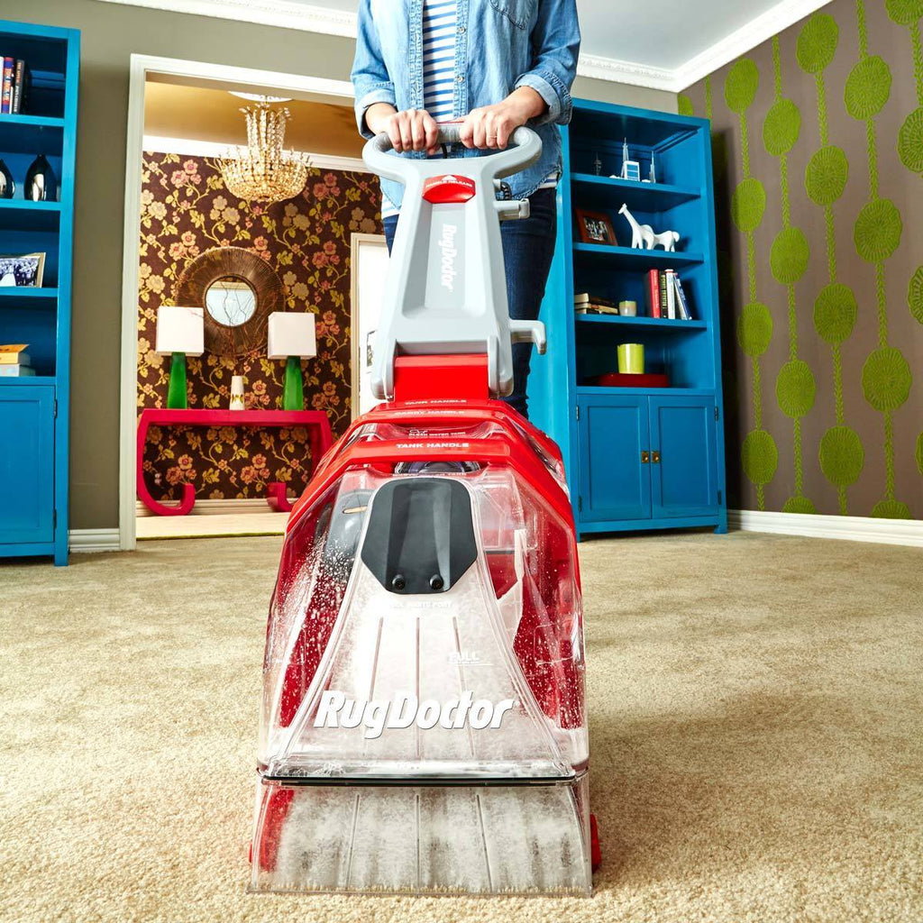 Deep Carpet Cleaner, 3.8L, 1300W, Red, With 2 x 1L Carpet Detergent - Option 2