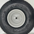 Lawn Mower Tire and Wheel Set Of 2, 20x8.00-8, Gray Rim, 3/4 Inch Axle, 2.90 Inch D-Drive Hub