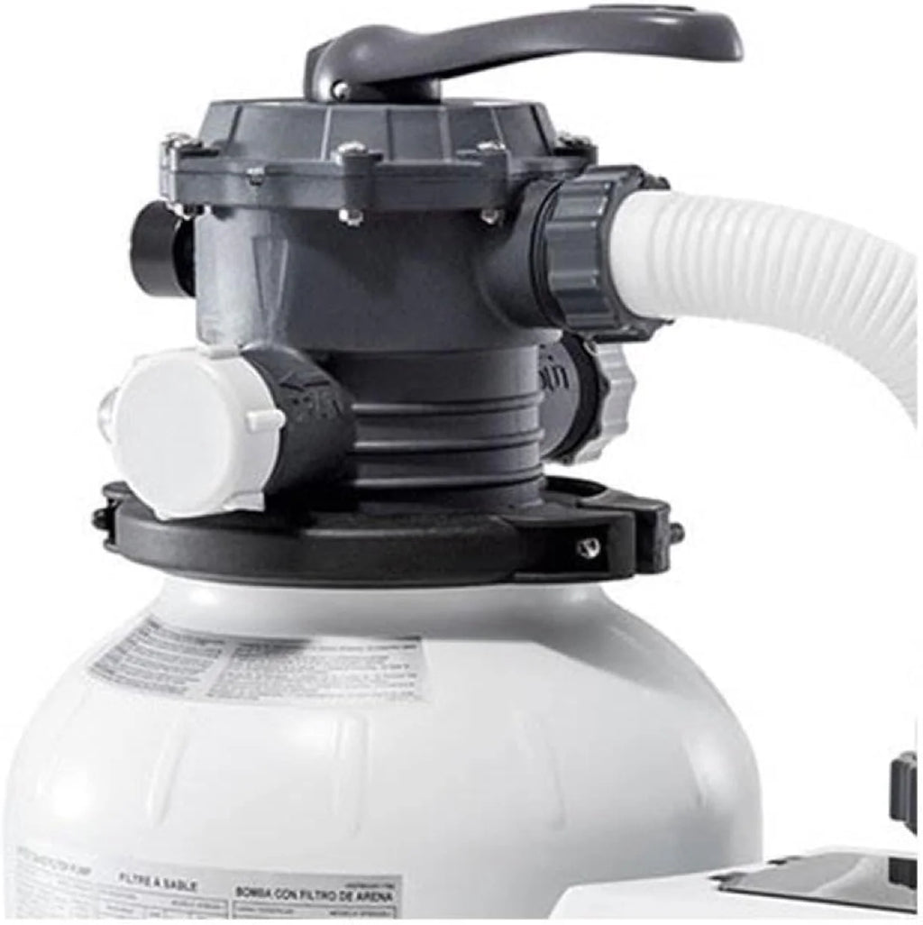Intex Krystal Clear 16 Inch 3,000 GPH Above-Ground Pool Sand Filter Pump - 26651EG