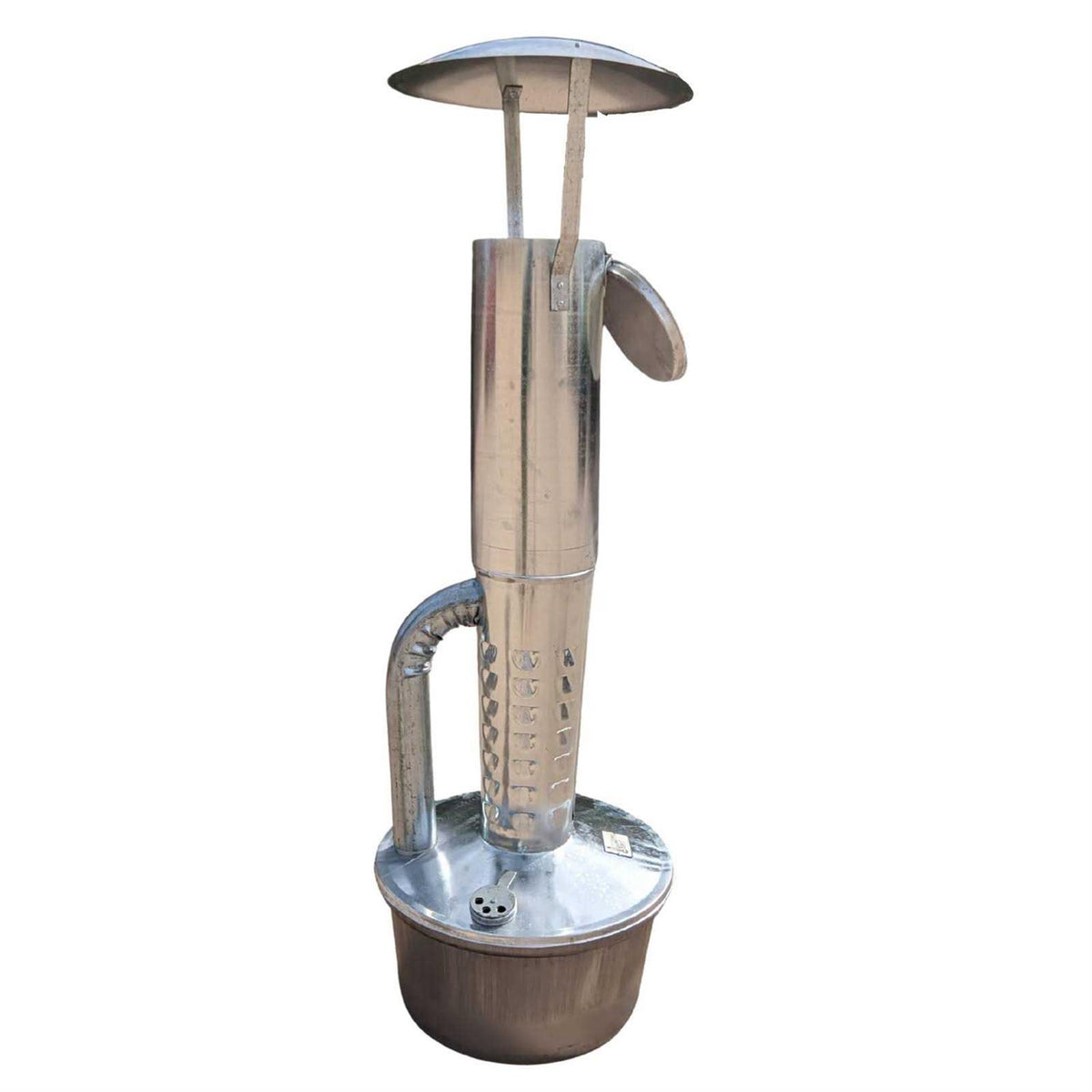 Smudge Pot Direct Outdoor Heater With Heat Dish