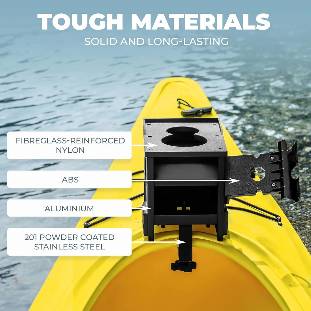 BOAT-TOTE Boat Tote Regular Fishing Accessory, Fits Gunnels Up To 2.5in Thick - BTR-701