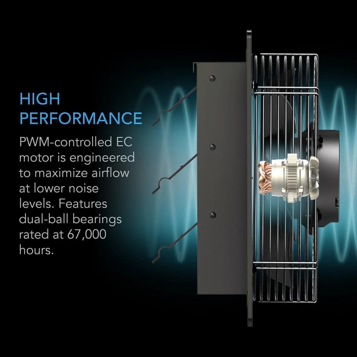 AC Infinity AIRLIFT T10 10-inch Shutter Exhaust Fan With WiFi App-Compatible Temperature Humidity Controller