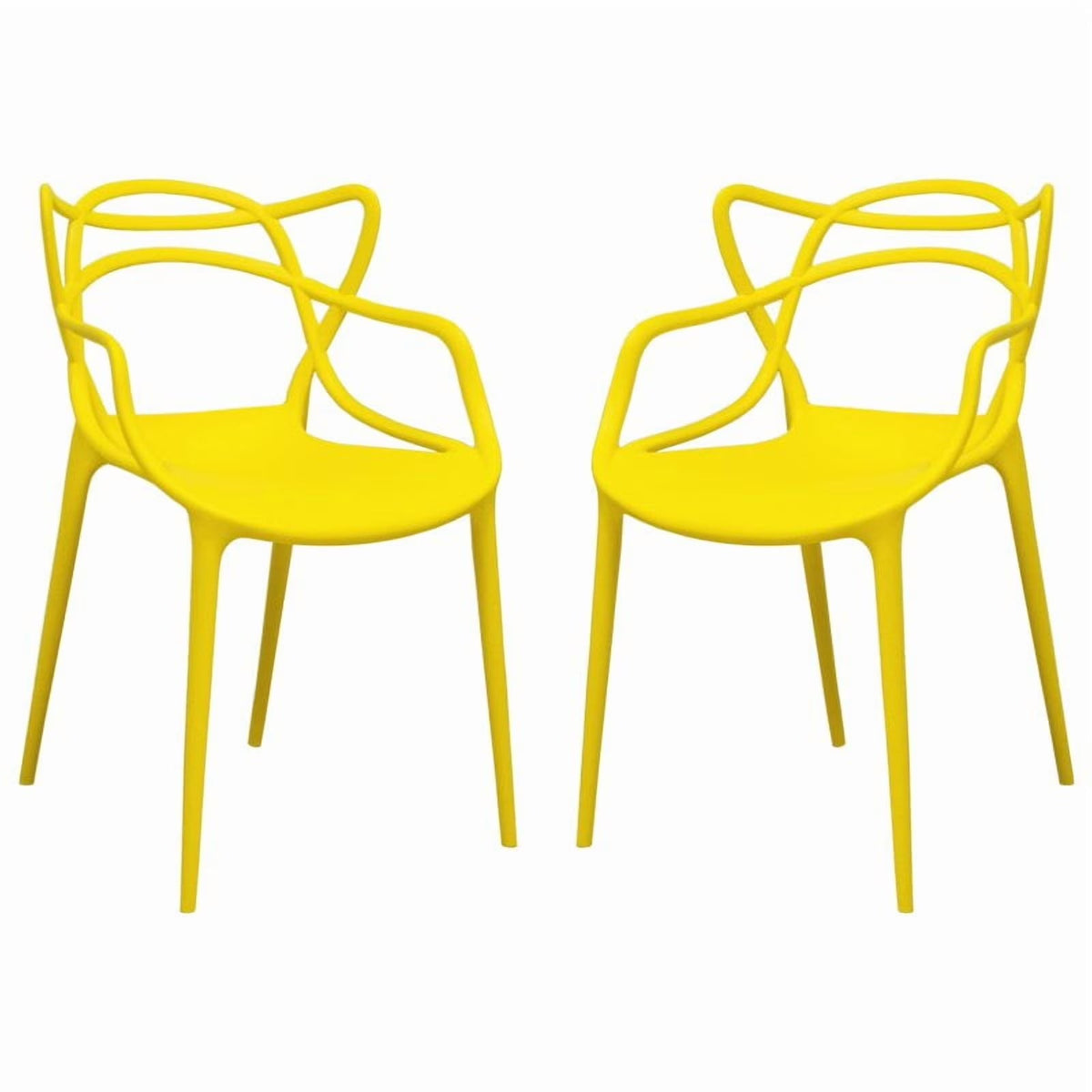 Loop Chair 2-Pack, Yellow
