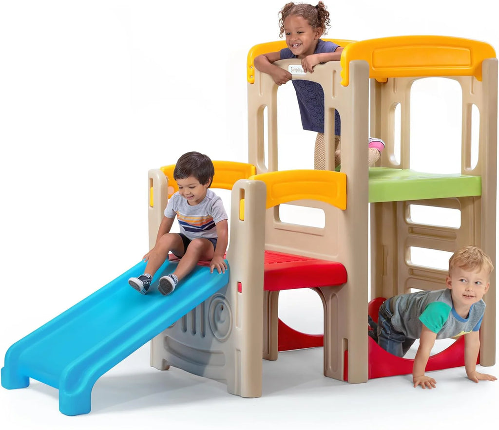 Simplay3 Young Explorers Adventure Climber Indoor/Outdoor Plastic Multi-Color 70in L x 28.5in W x 49.5in H