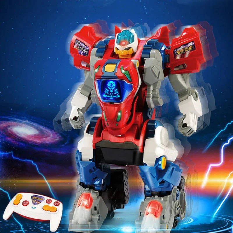 Remote Control Transforming Dinosaur Robot Toy With Sound And Music - 262 * 178.5 * 361.5mm