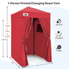 EAGLE PEAK Ultra Compact 4 ft x 4 ft Pop-Up Changing Room Canopy - Flex