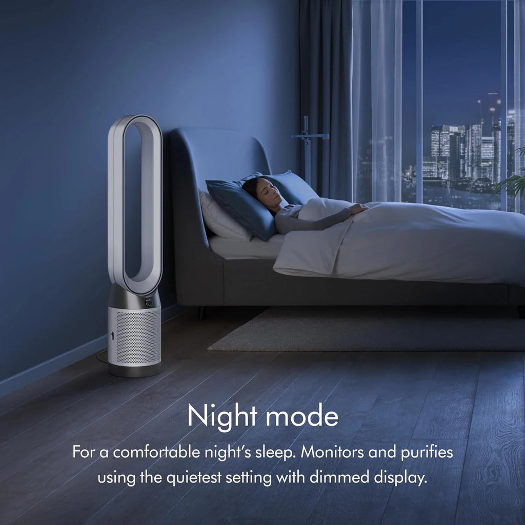 Dyson Purifier Cool Gen1 Air Purifier Fan, White, 8.66in D x 8.66in W x 41.34in H - TP10 664609-01