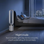 Dyson Purifier Cool Gen1 Air Purifier Fan, White, 8.66in D x 8.66in W x 41.34in H - TP10 664609-01