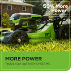 Greenworks Cordless Self-Propelled Lawn Mower 60V 21in - 2 x 4.0Ah Batteries