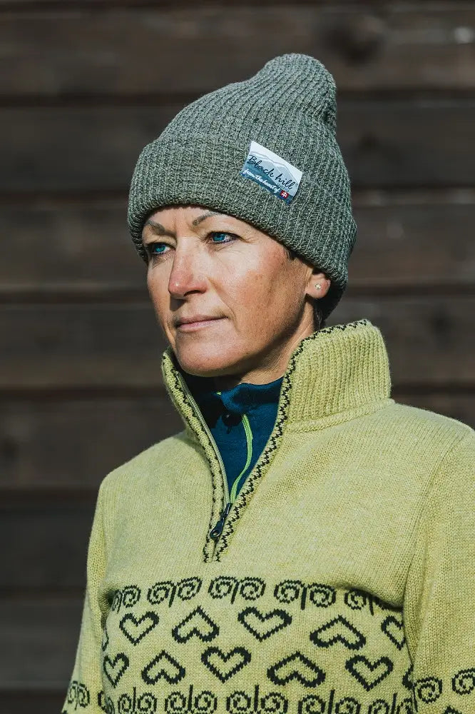 Merino Beanie, Brown - Arctic II
