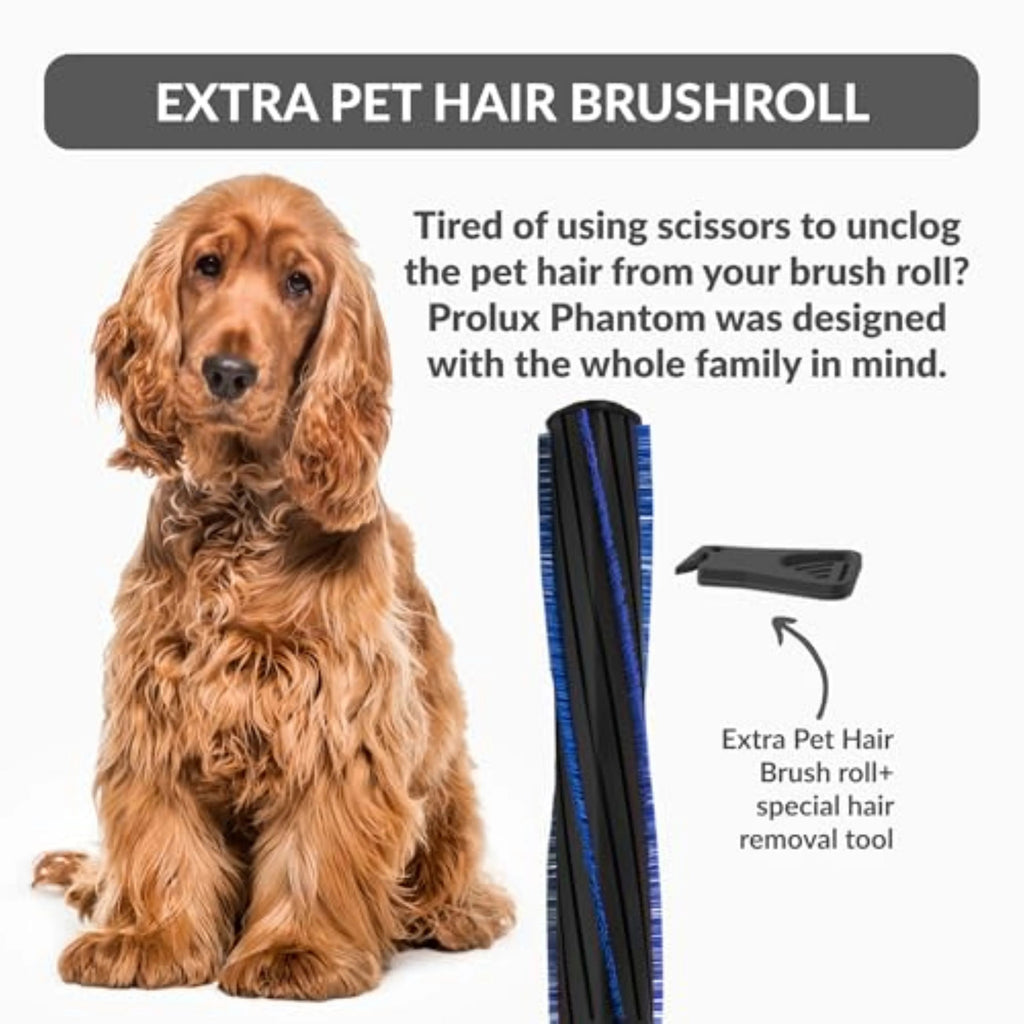 Prolux Bagged Canister Pet Vacuum With Powerhead - Phantom
