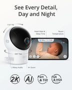 eufy Baby Smart Sock Baby Monitor With 2K Camera - S320