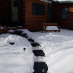 MEASUREMAN Snow Melting Mats - 20 x 60 Inch, 3 Pieces, Rubber Heated Mats