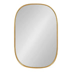 Capsule Framed Wall Mirror, 16x48, 18x24, 22x34, 24x36, Black, Bronze, Gold, Gray, Silver, Antique-Bronze