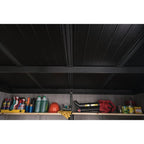Artisan Plastic Storage Shed 9 ft W x 7.5 ft D Grey & Black - Artisan 97