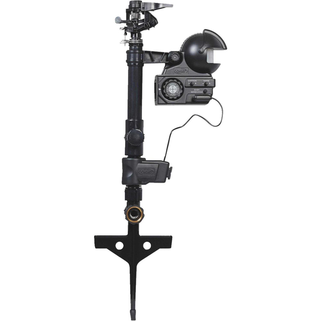 Orbit Motion Activated Yard Enforcer Sprinkler, 1600 Square Foot, 6.3 in W x 6.6 in D x 12.1 in H - 62100