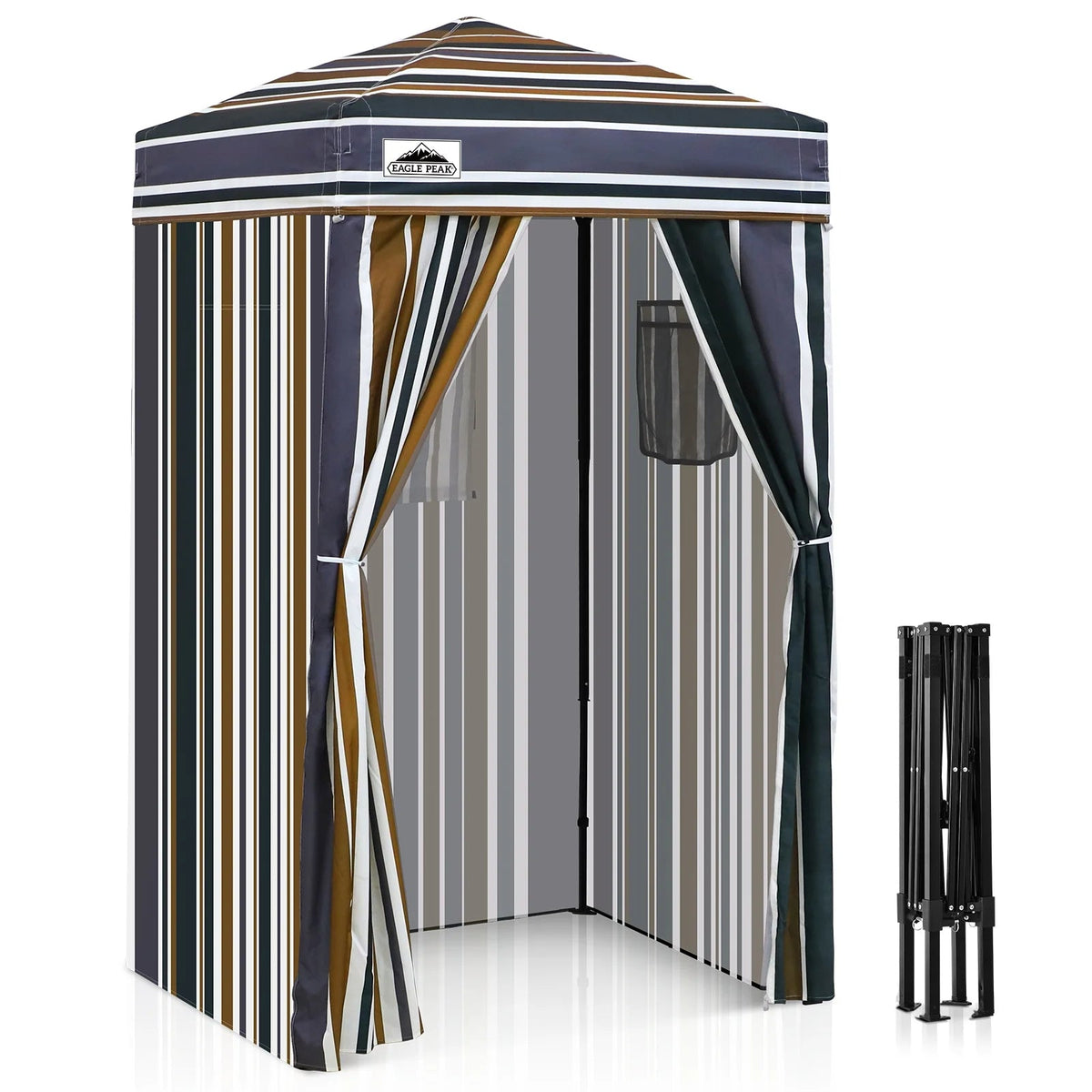 EAGLE PEAK Ultra Compact 4 ft x 4 ft Pop-Up Changing Room Canopy - Flex