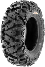 ATV UTV All-Terrain Replacement Tires Set Of 4, 25x8-12 Front And 25x10-12 Rear