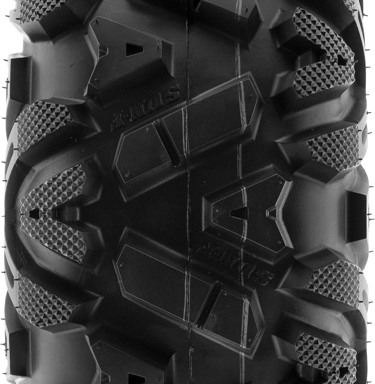 ATV UTV All-Terrain Replacement Tires Set Of 4, 25x8-12 Front And 25x10-12 Rear