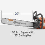 Husqvarna 450 Rancher 50.2cc Gas Chainsaw