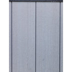 Artisan Plastic Storage Shed 9 ft W x 7.5 ft D Grey & Black - Artisan 97