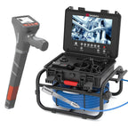 Sanyipace Sewer Inspection Camera, 100 Feet / 30 Meters, 23 mm, 5x Zoom, 9-Inch IPS Screen, 16GB Memory Card