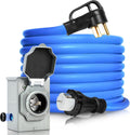 50 Amp Generator Cord And Pre-Drilled Power Inlet Box, 50FT, 125/250V - PB50