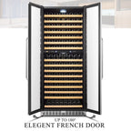 Lanbo 32 Inch 287 Bottle Dual Zone Compressor Freestanding Wine Refrigerator - LW328DD