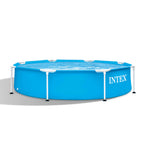 Intex Round Metal Frame Swimming Pool 8 ft x 20 in Blue - 28205EH