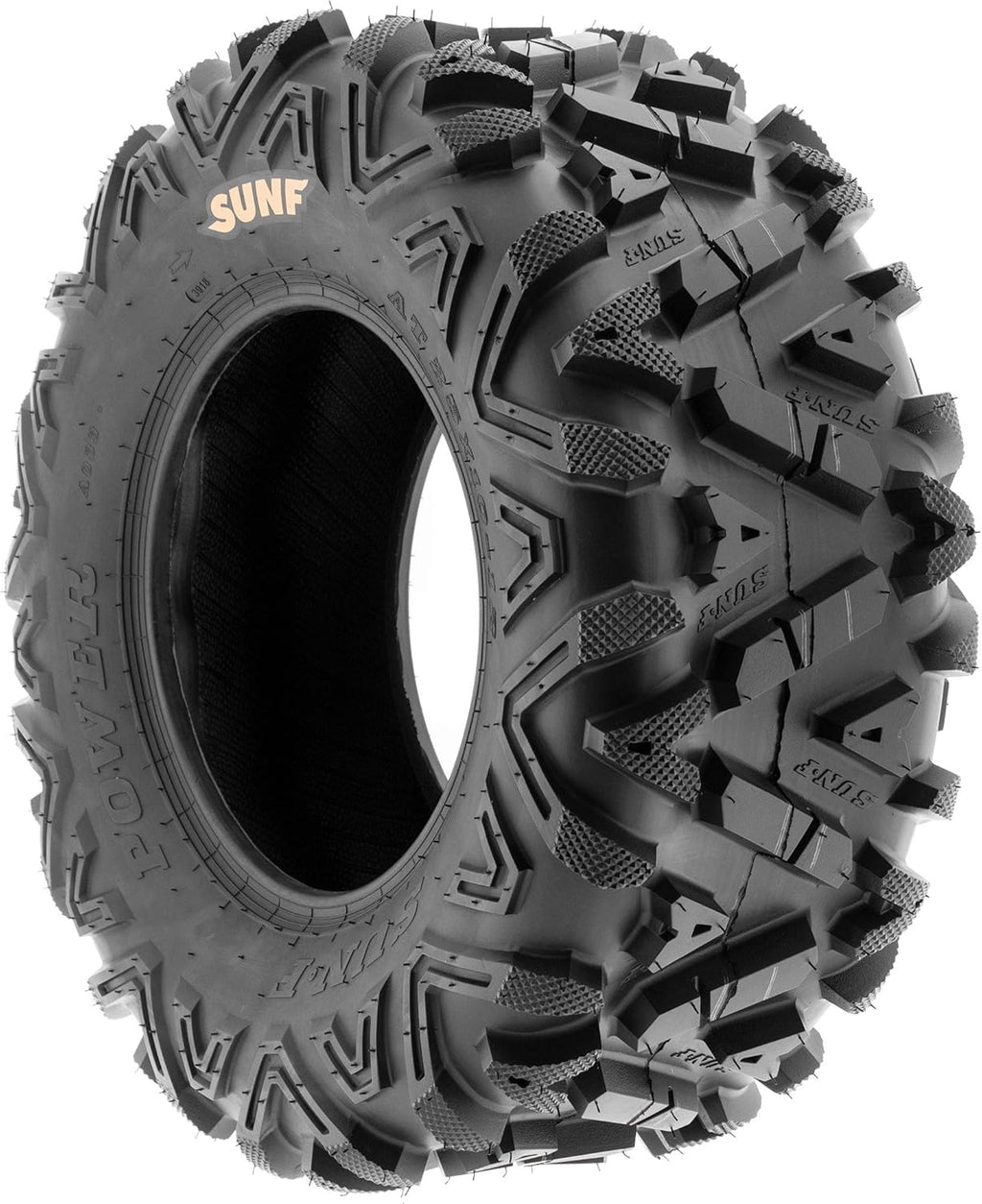 ATV UTV All-Terrain Replacement Tires Set Of 4, 25x8-12 Front And 25x10-12 Rear