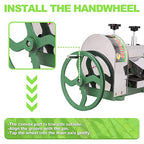 TRY YEAN Manual Sugarcane Juicer, Stainless Steel, 110LBS Per Hour, 2 Inch Inlet