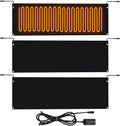 MEASUREMAN Snow Melting Mats - 20 x 60 Inch, 3 Pieces, Rubber Heated Mats