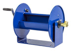 Coxreels Compact Hand Crank Steel Hose Reel, 4,000 PSI, Holds 3/8 in x 50 ft Hose - 112-3-50